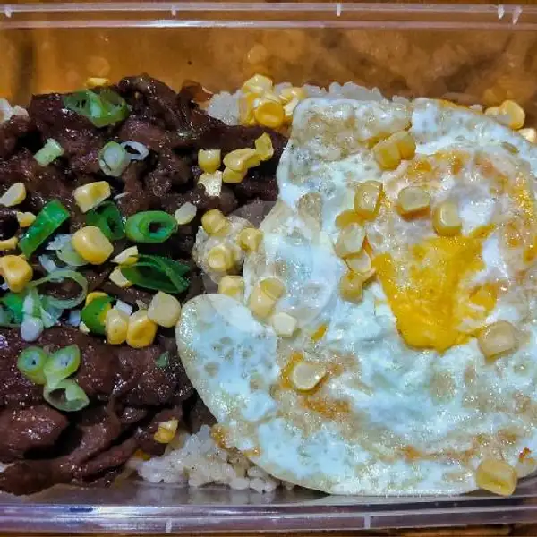 Rice Box With Butter Rice Dan Slice Beef Bulgogi | Nasi Goreng Pawon Maheswari, Cipondoh