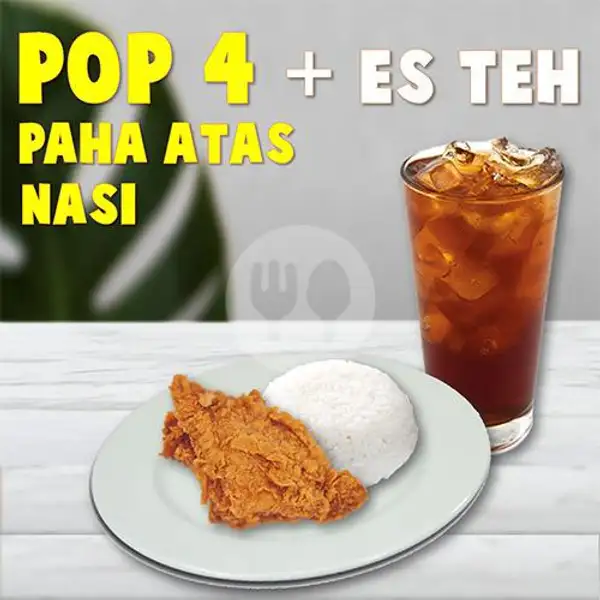 Pop 4 Es Teh | Popeye Chicken Express, Sidokarto Godean