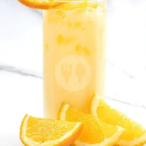 Ice Milky Orange Jumbo | Kue Kering Cak Udin