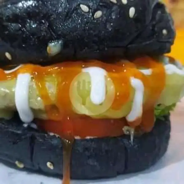 Burger Black Mozarela | Burger Nadia