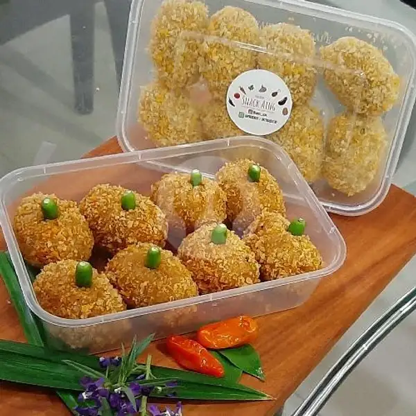 kroket ayam sayur 8 pcs per kotak (frozen) + cabai rawit | Snack Aing, Cengkareng