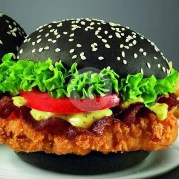 Black chicken Chesee Burger | Pisang Kaget, Bojong Gede