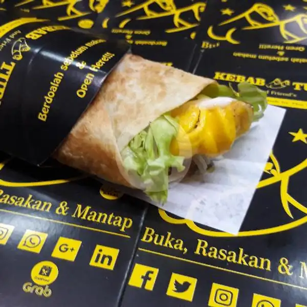 Kebab Isi Telor (Vegetarian) (Tidak Pedas) | Kebab Turki And Friend's, Rawalumbu