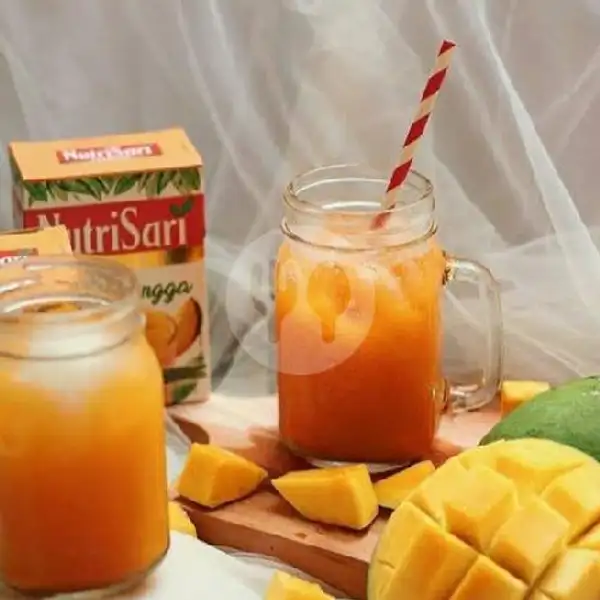 Es Nutrisari Sweet Mango | Ayam Goreng Special & Asinan Gang Menur, Bintara 6