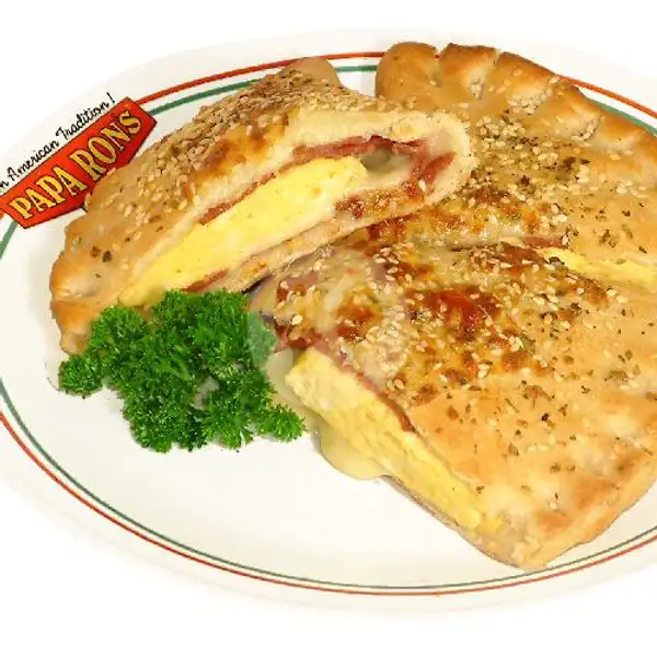 Cheese Calzone Add Smoked Beef | Papa Ron's, Cilacap