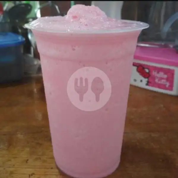 Milkshake Strawberry Reguler | Milkshake Boba & Snack Aurora