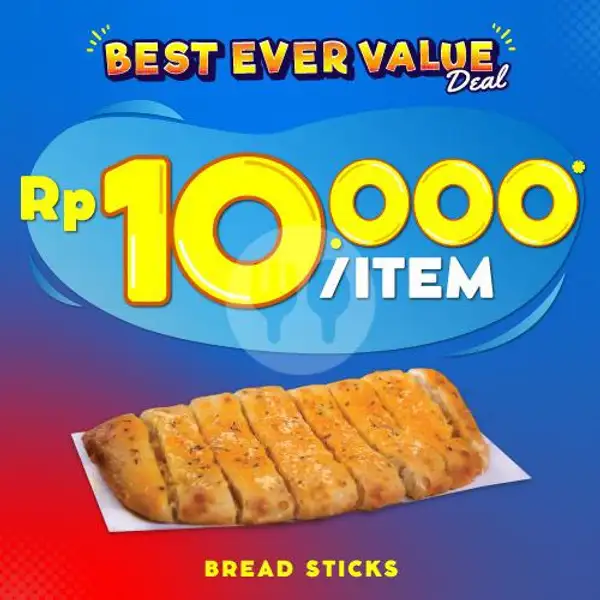 Best Ever Value Deal Bread Sticks | Domino's Pizza, Sudirman