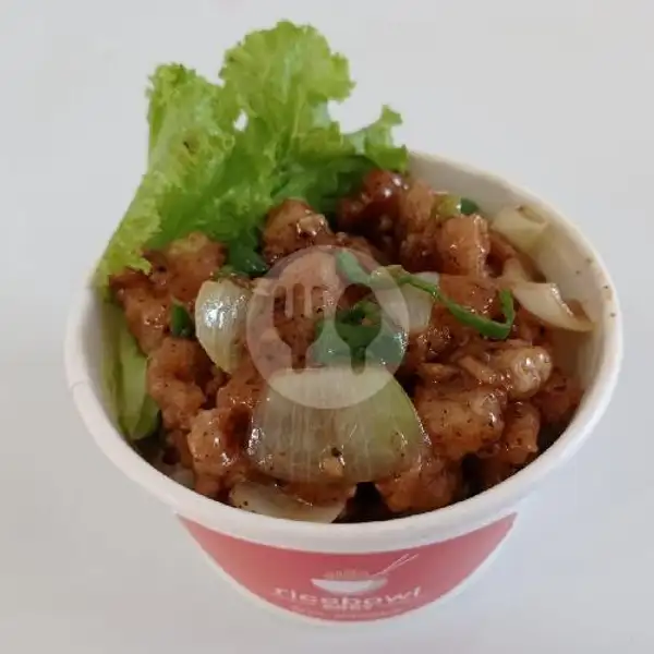 Chicken Karage Sauce Lada Hitam | Ricebowl Ancy