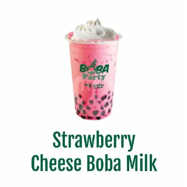 Strawberry Cheese Boba Milk | Boba Party, Sorogenen