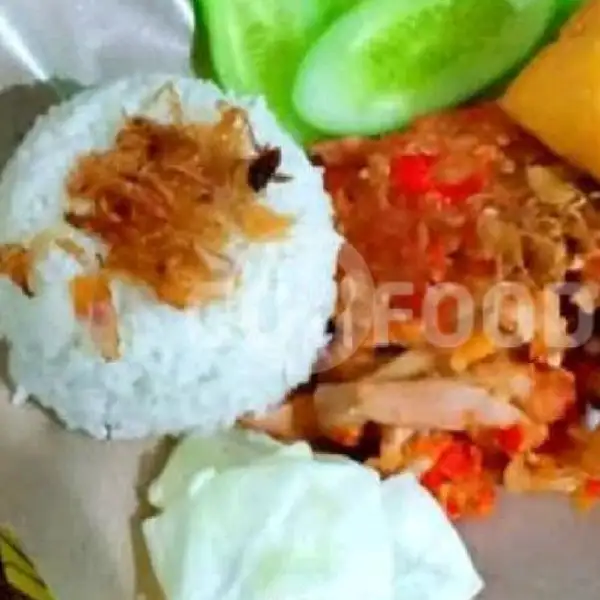 Paket Combo 2 Nasi Ayam Geprek Bakar / Goreng Free Es Teh Manis Ori | Ayam Kremes Dan Lele Kremes Khansa, Sekip Jaya