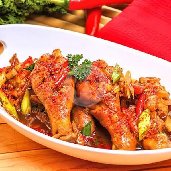 Ayam Pedas Manis (Paha/Dada) | Lalapan dan Seafood Lestari, Padangsambian Klod
