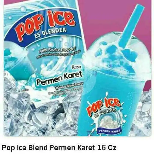 Pop Ice Permen Karet | Kedai Sosis Bang Edoy, Bekasi Utara
