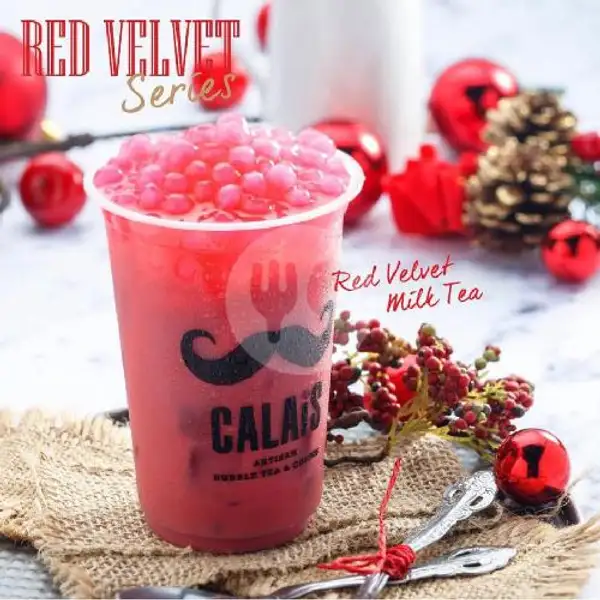 Red Velvet MilkTea LARGE | Calais, Ciputra Mall