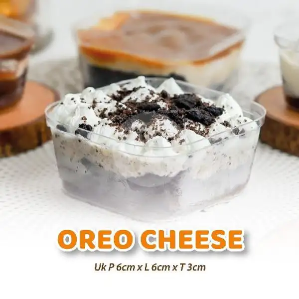 Personal Oreo Cheese Brownies Dessert Box | Vanila cake