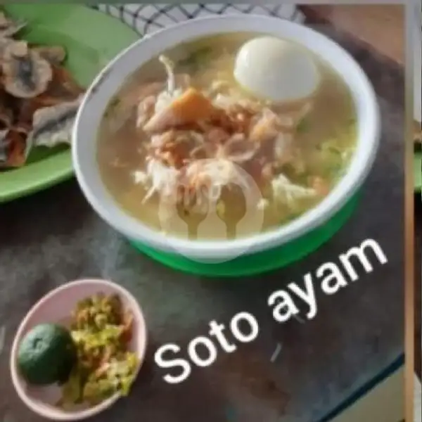 Soto Ayam + Nasi | Special Cabe Ijo Dadakan Kintan, Sagulung