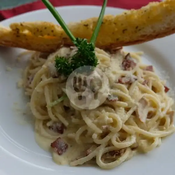 Spagheti Carbonara | Foodpedia Sentul Bell's Place, Babakan Madang