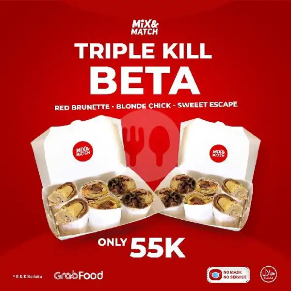 Triple Kill Beta | Mix & Match Burrito, Denpasar