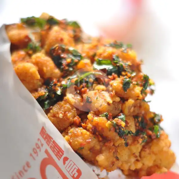 Popcorn Chicken Spicy | Sharetea, Batam City Square