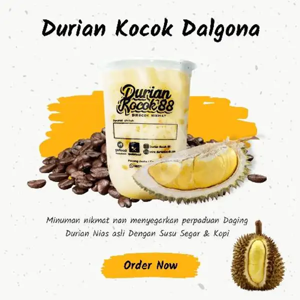 Durian Kocok Dalgona (L) | Ayam Penyet Mas Eko