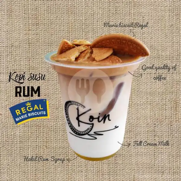 Kopi Susu Rum Regal | Rice Bowl Koin Tlogosari