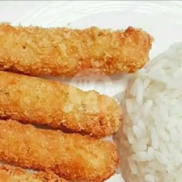 Nasi Stick Nugget Ayam + Telur Ceplok | Dapur Ny. Ana
