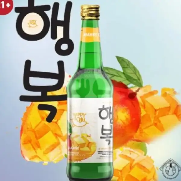 Soju Happy Mango + Free Yakult | Arnes Beer Snack Anggur & Soju