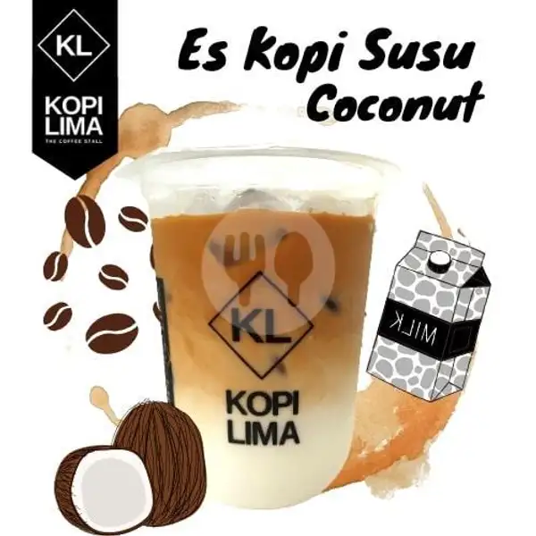 Es Kopi Susu Coconut | Kopi Lima, Lowokwaru