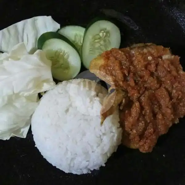 Ayam Gepuk + Nasi | Pondok Ayam Bakar tik Tik Duri Kepa, Green Ville