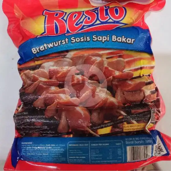 Besto Sosis Sapi Bakar 500 Gr | Frozen Food Rico Parung Serab