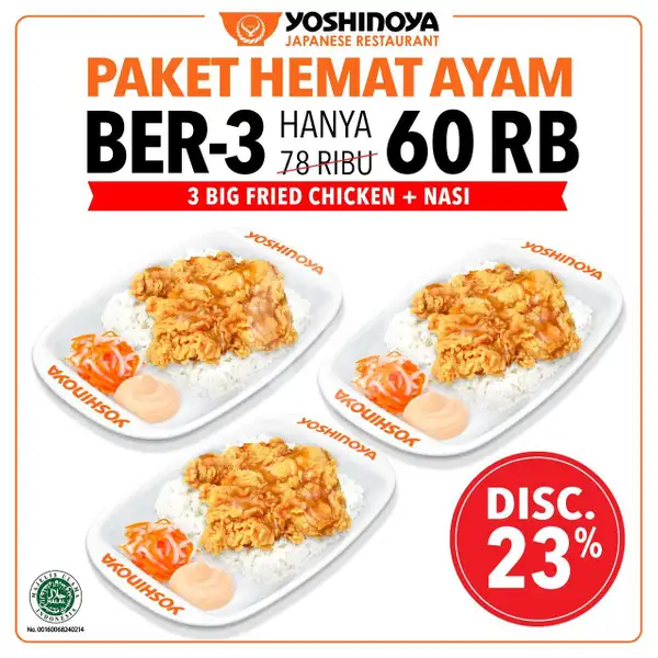 Promo Hemat Ayam | YOSHINOYA, Suryopranoto