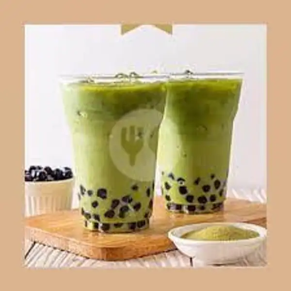 Green Tea With Boba | Es Campur Dan Es Jus 48, Kyai Telingsing