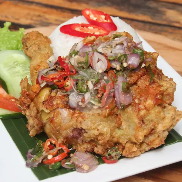 Ayam Geprek Sambal Matah | Jebak - Jejak Bali Kuliner, Teuku Umar