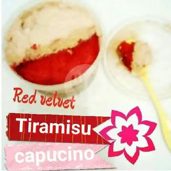 Red Velvet Tiramisu Cappucino Cup | Hottang Mozarella Donat 31, Matraman