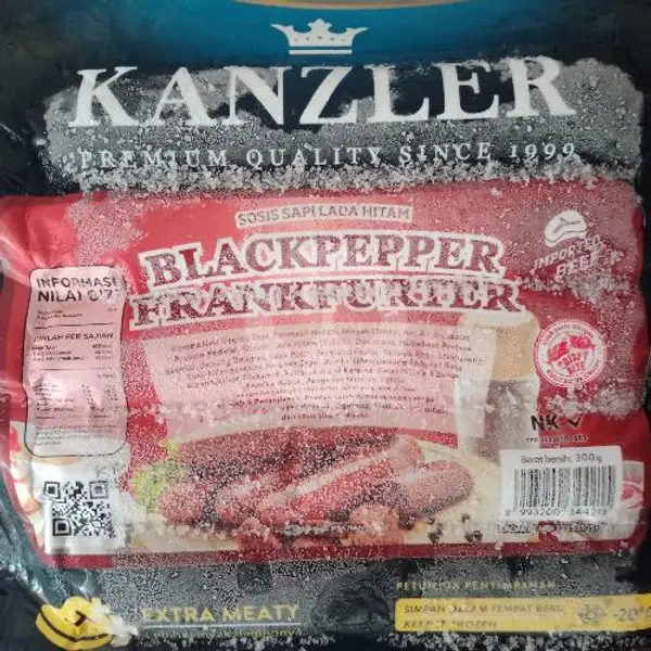 Kanzler Blackpaper Frankfurter | Frozen Food Rico Parung Serab
