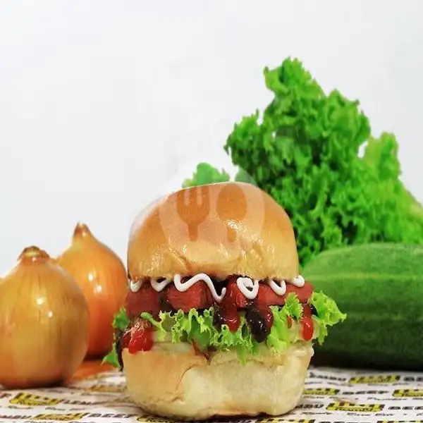 Burger Sosis | Burger Ramly / Batam Burger, Sagulung