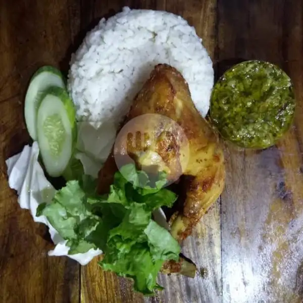 Pecak Ayam Paha/Sambal Ijo+Nasi+Free Teh Manis | Duck Street 21, Tugu Utara