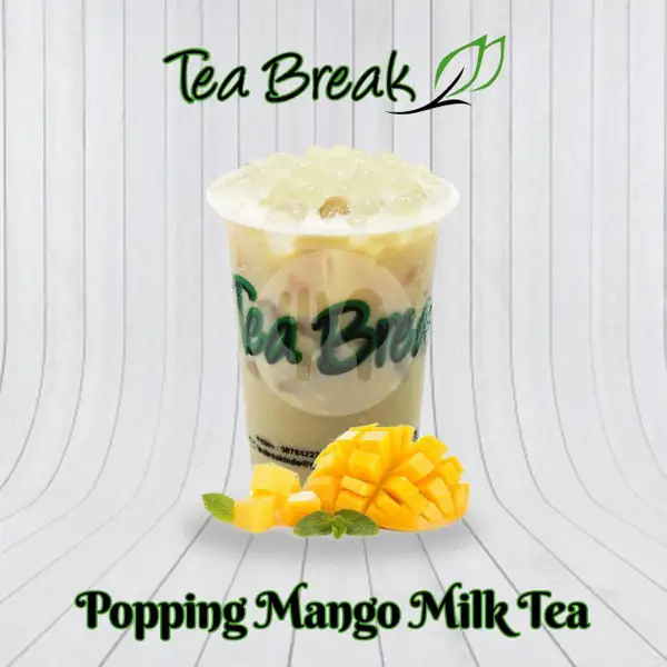 Popping Mango Milk Tea | Tea Break, Malang Town Square
