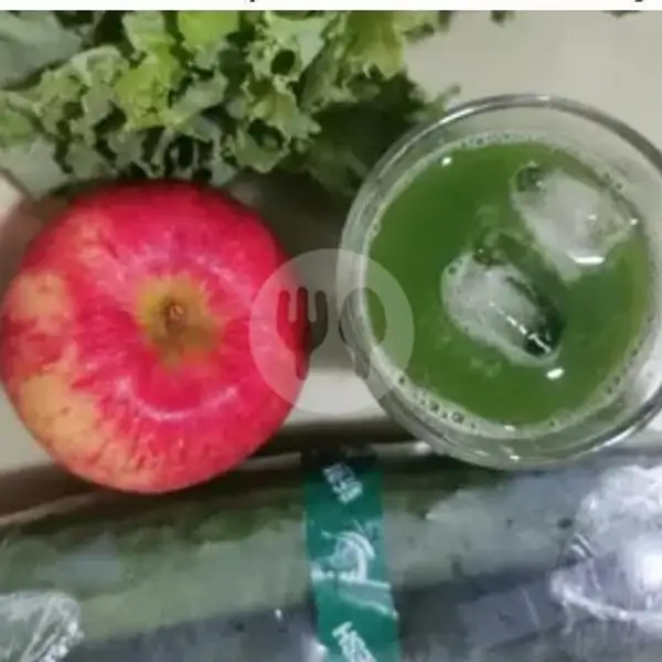 Juice Sayur Dan Buah (  Kale Curly + Apel + Timun ) | Juice Buah Ori