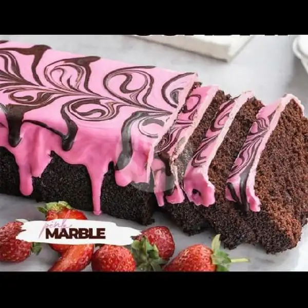 Brownies Amanda Pink Marble | Lapis Talas Bogor Sangkuriang, Harapan Indah