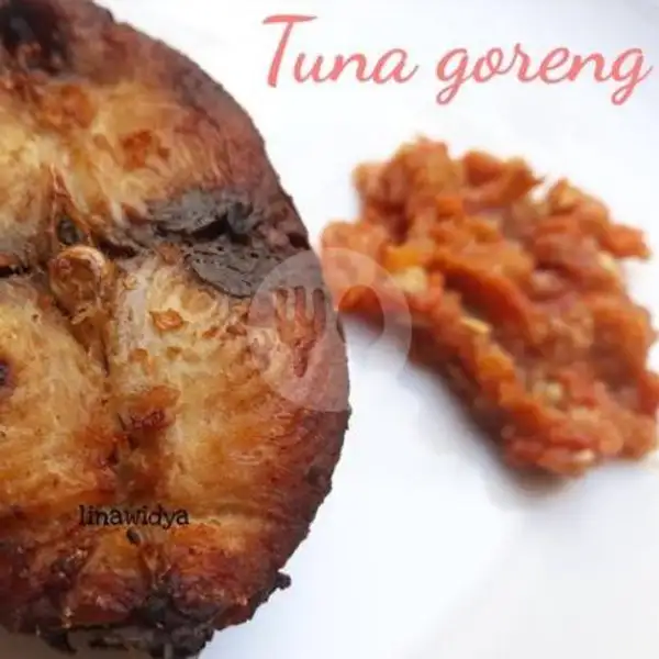 nasi tuna goreng + kuah kare parut kelapa | Geprek Albaik