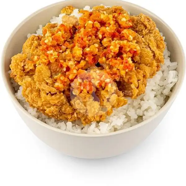 Nasi Ayam Geprek Sambal Bawang | Lawson, Graha Mandiri
