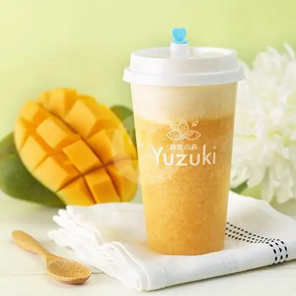 Cheese Mango (L) 700ml | Yuzuki Tea & Bakery Majapahit - Cheese Tea, Fruit Tea, Bubble Milk Tea and Bread