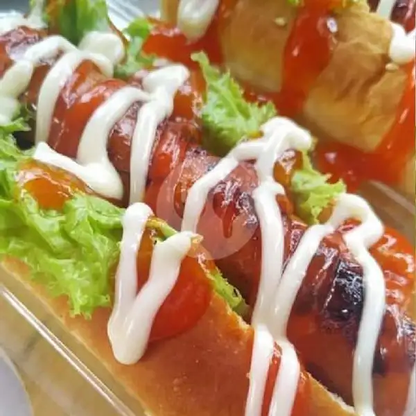 Hotdog Sosis Sapi | JAJANAN ROTI ISI, BAHAGIA.