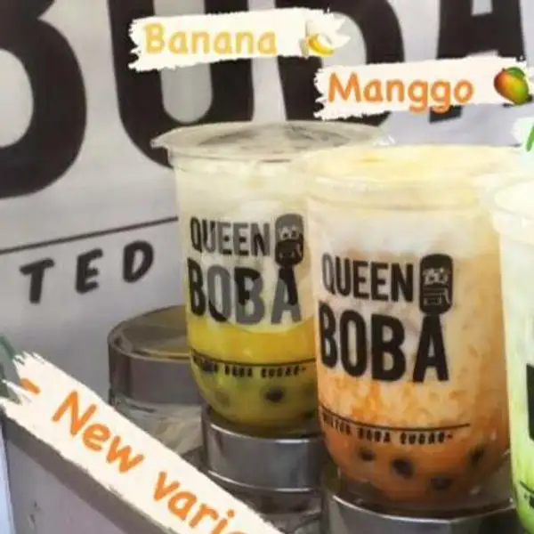 Banana Boba Cheese | Queen Boba