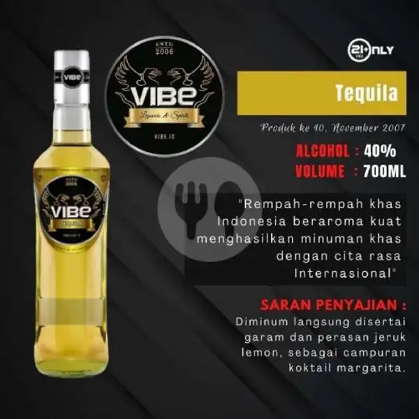 VIBE Tequila 700ml | Buka Botol Green Lake