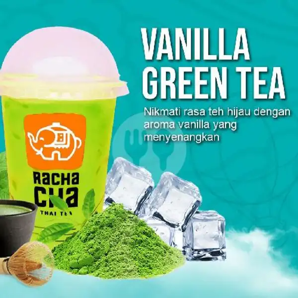 VANILLA GREEN TEA | Rachacha Thai Tea, Pondok Bambu
