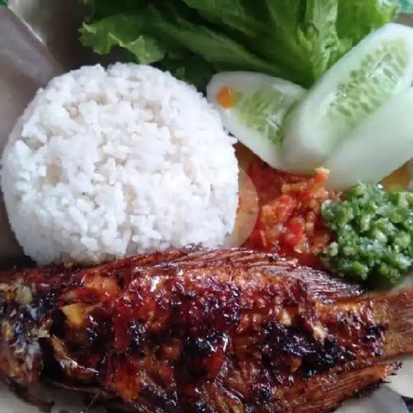 Ikan Nila Bakar + Nasi | Ayam Bakar Madu & Goreng Kremes MAMA IRA, Bekasi Barat