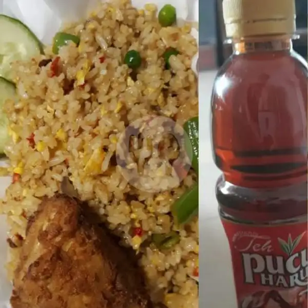 Paket PUAS Nasi Goreng Ayam Krispi + Teh Pucuk | DAPOER NANG'YA