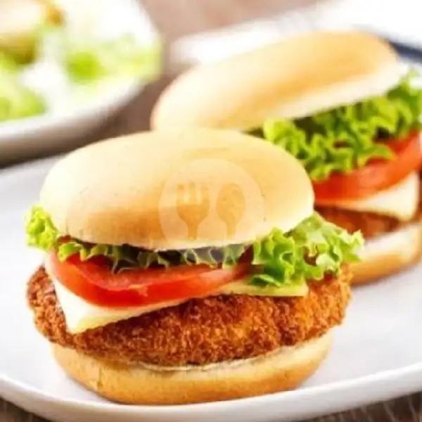 Chicken Chesee Burger | Pisang Kaget, Bojong Gede