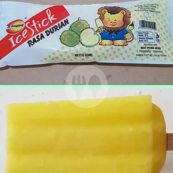 Ice Cream Stick Durian | Es Hongkong, Veteran